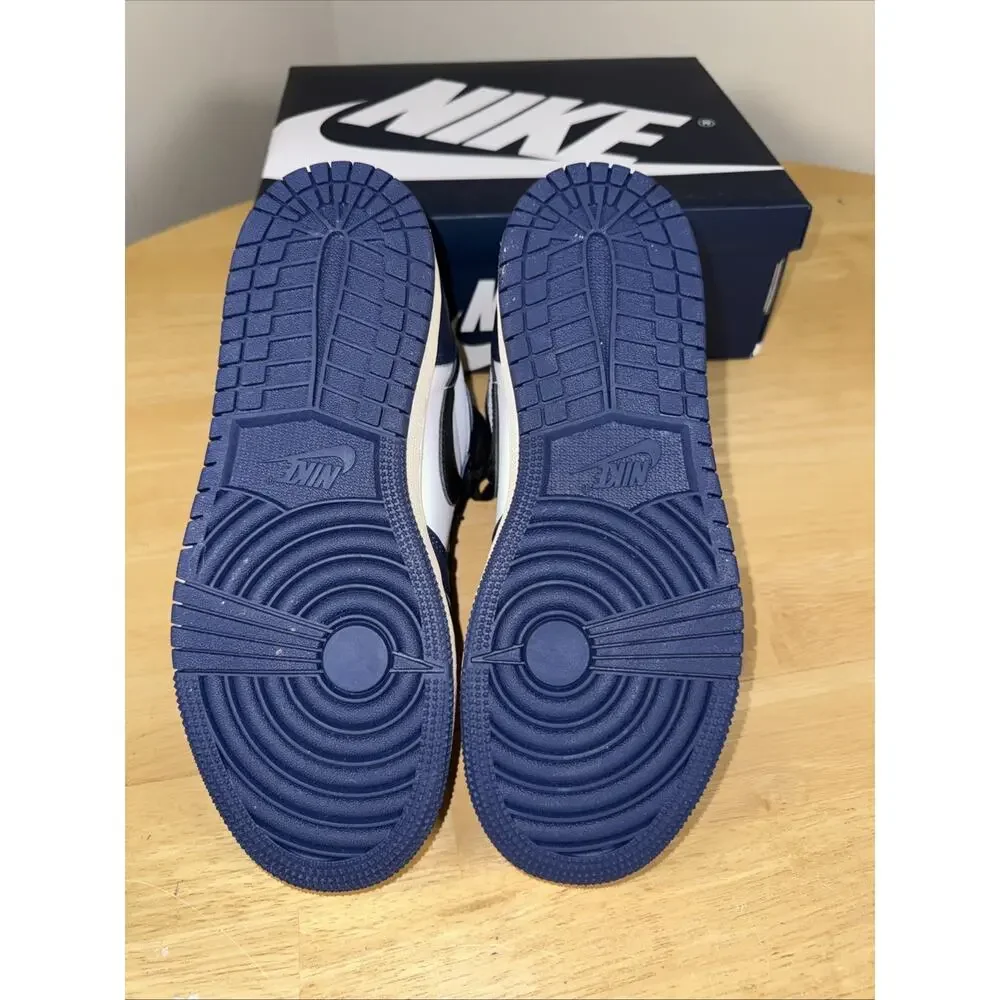 Nike Jordan 1 Retro High Midnight Navy GS Size 4.5Y 6 Women’s FD1437-401 NEW